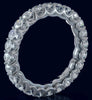 2.21CT DIAMOND 14KT WHITE GOLD 3D SHARED PRONG ETERNITY WEDDING ANNIVERSARY RING