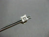 ESTATE .50CT PRINCESS CUT DIAMOND 14KT WHITE GOLD SOLITAIRE EARRINGS #22061