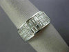 ESTATE WIDE 2.08CT DIAMOND 18KT WHITE GOLD 3D INVISIBLE ANNIVERSARY RING #26176