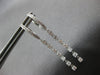.93CT DIAMOND 18K WHITE GOLD 3D BY THE YARD CLIP ON CHANDELIER HANGING EARRINGS