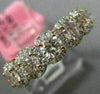 ESTATE 1.71CT WHITE & PINK DIAMOND 18K ROSE GOLD 7 STONE HALO ANNIVERSARY RING