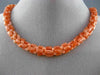 ANTIQUE LONG 925 SILVER GOLD PLATED CORAL HANDCRAFTED MULTI SHAPE NECKLACE 25358