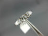 .64CT DIAMOND 14KT WHITE GOLD 3 STONE PAST PRESENT FUTURE ENGAGEMENT RING #1569