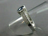 ESTATE 2.35CT SAPPHIRE & DIAMOND 14K WHITE FILIGREE ROUND ENGAGEMENT RING #14314