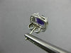 ESTATE 1.88CT DIAMOND & AAA AMETHYST 14KT WHITE GOLD SQUARE HALO STUD EARRINGS