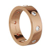 .48CT DIAMOND 18KT ROSE GOLD 3D CLASSIC ETOILE ETERNITY WEDDING ANNIVERSARY RING