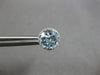 2.25CT DIAMOND & AAA BLUE TOPAZ 14KT WHITE GOLD ROUND CLASSIC HALO STUD EARRINGS