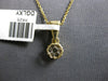 .25CT DIAMOND 14KT YELLOW GOLD CLASSIC CLUSTER FLOWER INVISIBLE FLOATING PENDANT