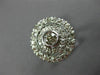 ANTIQUE LARGE 1.20CT DIAMOND 14KT WHITE GOLD 3D FILIGREE ENGAGEMENT RING #26090