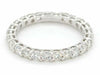 1.33CT DIAMOND 18KT WHITE GOLD 3D ROUND SHARED PRONG ETERNITY ANNIVERSARY RING
