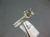 .90CT DIAMOND 14KT WHITE GOLD SEMI MOUNT ENGAGEMENT WEDDING ANNIVERSARY RING SET