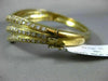 ESTATE LARGE 4.75CT DIAMOND 18K YELLOW GOLD CLASSIC WONDER WOMAN BANGLE BRACELET