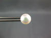 ESTATE AAA SOUTH SEA PEARL 14KT YELLOW GOLD 3D CLASSIC 8MM STUD EARRINGS #27278