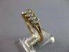 ESTATE WIDE 1.0CT DIAMOND 14KT YELLOW GOLD 3D MARQUISE 7 STONE ANNIVERSARY RING