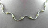 ESTATE .80CT DIAMOND 14KT WHITE & YELLOW GOLD FLOATING WAVE NECKLACE #6326