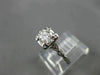 ANTIQUE .46CT OLD MINE DIAMOND 14KT W GOLD HEART FISHTAIL ENGAGEMENT RING #22078