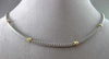 ESTATE 14K WHITE & YELLOW GOLD HAND CRAFTED SOLID ITALIAN NECKLACE BEAUTIFUL 142