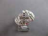 EXTRA LARGE 1.85CT DIAMOND 18KT WHITE GOLD 3D MULTI SHAPE SQUARE ENGAGEMENT RING