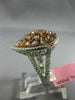 LARGE 2.67CT WHITE & PINK DIAMOND 18K WHITE & ROSE GOLD 3D HALO ANNIVERSARY RING