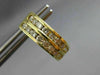 ESTATE 1.0CT DIAMOND 2 ROW HUGGIE 14KT YELLOW GOLD EARRINGS BEAUTIFUL!! #5246