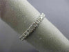 ESTATE .90CT ROUND DIAMOND 14KT WHITE GOLD 3D ETERNITY WEDDING ANNIVERSARY RING