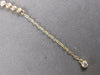 .49CT DIAMOND 14KT YELLOW GOLD GRADUATING JOURNEY SOLITAIRE LARIAT FUN NECKLACE