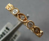 .58CT DIAMOND 14KT ROSE GOLD ROUND & MARQUISE FILIGREE ETERNITY ANNIVERSARY RING
