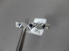 ANTIQUE .22CT AAA SAPPHIRE 14KT WHITE GOLD 5 STONE FILIGREE RING AMAZING!!!!!!!!