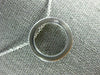ESTATE .65CT DIAMOND 14KT WHITE GOLD 3D CLASSIC CIRCLE OF LIFE PENDANT #1072