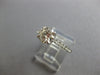 ESTATE 1.24CT DIAMOND 18KT WHITE GOLD 3D ROUND CLASSIC SOLITAIRE ENGAGEMENT RING