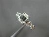 ESTATE EGL 2.24CT EMERALD CUT DIAMOND 18K W GOLD ENGAGEMENT RING I VS2 7X5 21171