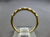 1.12CT AAA OPAL 18KT YELLOW GOLD CLASSIC 7 STONE WEDDING ANNIVERSARY RING #28205
