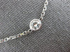 ESTATE 1.64CT DIAMOND 14KT WHITE GOLD 5 STONE DIAMOND BY THE YARD NECKLACE #380