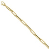 ESTATE CLASSIC 14KT YELLOW GOLD 3D OVAL LINK FUN BRACELET WITH LOBSTER CLASP