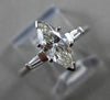 ESTATE WIDE .95CT DIAMOND MARQUISE 14K WHITE GOLD 3 STONE ENGAGEMENT RING #22182