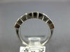 ESTATE 2.70CT EMERALD CUT DIAMOND 18K WHITE GOLD ANNIVERSARY RING F/G VVS #20781
