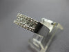 WIDE 1CT DIAMOND 18KT WHITE GOLD ROUND PRINCESS 3 ROW INVISIBLE ANNIVERSARY RING