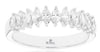.58CT DIAMOND 14KT WHITE GOLD 3D MARQUISE SHAPE SEMI ETERNITY ANNIVERSARY RING