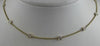 ESTATE 1.38CTW 12 DIAMONDS BY THE YARD 14K GOLD NECKLACE