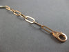 ESTATE .52CT DIAMOND 14KT WHITE & ROSE GOLD 3D CLASSIC BAR FUN LOVE BRACELET