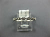 ESTATE .07CT DIAMOND 14K WHITE GOLD 2MM MARQUISE SHAPE FILIGREE ANNIVERSARY RING