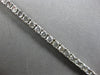 7.34CT SALT & PEPPER DIAMOND 14KT WHITE GOLD 3D ROUND ETERNITY TENNIS BRACELET