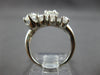 ANTIQUE WIDE 1.94CT OLD MINE DIAMOND 14KT WHITE GOLD 3D ART DECO ENGAGEMENT RING