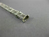 ANTIQUE 1.22CT DIAMOND & AAA SAPPHIRE 14K WHITE GOLD 3D FILIGREE BRACELET #21631