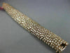 ESTATE EXTRA LARGE 27.25CT PINK DIAMONDS 18K ROSE GOLD MULTI ROW TENNIS BRACELET