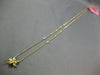 .97CT WHITE & FANCY YELLOW DIAMOND 18KT YELLOW GOLD FLOWER BY THE YARD NECKLACE