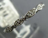 .09CT DIAMOND 14KT 2 TONE GOLD 3D 2MM MARQUISE SHAPE FILIGREE ANNIVERSARY RING