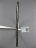 LARGE .96CT DIAMOND 18KT BLACK GOLD 3D CLASSIC 2MM ETERNITY LOVE BANGLE BRACELET