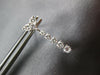 ESTATE .64CT DIAMOND 18KT WHITE GOLD 3D CLASSIC HEART JOURNEY HANGING EARRINGS