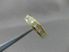 ESTATE .75CT DIAMOND 14KT YELLOW GOLD PRINCESS CHANNEL ANNIVERSARY RING #20523